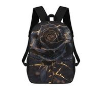 sinyumoney Mochila Escolar Infantil Impresa En 3D Rose Flower Neon Para Niños Mochilas De Viaje De Alta Capacidad Bolsas Para Libros Mochila Escolar Infantil Mochila 17inch
