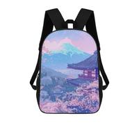 sinyumoney Mochila Escolar Infantil Impresa En 3D Sakura Japan Painting Para Niños, Mochila De Viaje De Alta Capacidad, Mochila Informal Para Niños 17inch