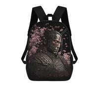 sinyumoney Mochila Escolar Infantil Impresa En 3D Samurai Warrior Art Print 17inch Para Niños, Mochila De Viaje De Alta Capacidad, Mochila Escolar De Moda Para Niños