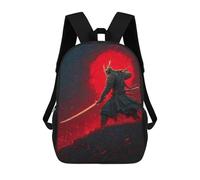 sinyumoney Mochila Escolar Infantil Impresa En 3D Samurai Warrior with Sword -2 17inch Para Niños, Mochila De Viaje De Alta Capacidad, Mochila Escolar De Moda Para Niños