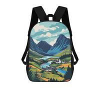 sinyumoney Mochila Escolar Infantil Impresa En 3D Scottish Highlands Para Niños Mochilas De Viaje De Alta Capacidad Bolsas Para Libros Mochila Escolar Infantil Mochila 17inch