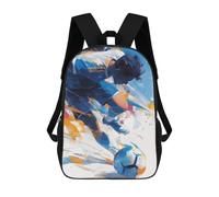 sinyumoney Mochila Escolar Infantil Impresa En 3D Soccer Player in Action Mochilas De Moda Informales Mochilas Infantiles Mochila Informal Para Exteriores Bolsas De Viaje Bonitas 17inch