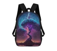 sinyumoney Mochila Escolar Infantil Impresa En 3D Space Fantasy Landscape Mochila Mochilas Deportivas Para Niños Y Niñas Mochila De Moda 17inch