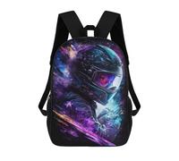 sinyumoney Mochila Escolar Infantil Impresa En 3D Space Helmet Art Print -2 17inch Para Niños, Mochila De Viaje De Alta Capacidad, Mochila Escolar De Moda Para Niños