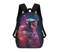 sinyumoney Mochila Escolar Infantil Impresa En 3D Space Is Wild Mochila De Viaje De Alta Capacidad Para Libros Mochilas De Moda Para Niños Mochila Escolar Informal 17inch