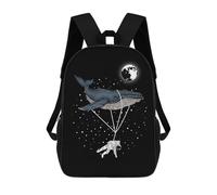 sinyumoney Mochila Escolar Infantil Impresa En 3D Space Journey Mochilas Para Libros Mochilas De Viaje Informales Mochila De Gran Capacidad Para Niños 17inch