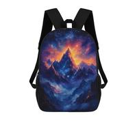 sinyumoney Mochila Escolar Infantil Impresa En 3D Starry Mountain Peak Mochila Mochilas Deportivas Para Niños Y Niñas Mochila De Moda 17inch