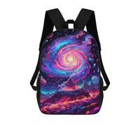 sinyumoney Mochila Escolar Infantil Impresa En 3D Swirling Galaxy Mochilas De Viaje De Alta Capacidad Para Niños Mochilas De Libros De Moda Mochila Escolar Infantil 17inch