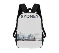 sinyumoney Mochila Escolar Infantil Impresa En 3D Sydney Skyline Illustration Mochilas Para Libros Mochilas De Viaje Informales Mochila De Gran Capacidad Para Niños 17inch