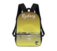 sinyumoney Mochila Escolar Infantil Impresa En 3D Sydney Skyline Mochila Escolar Infantil Mochilas De Viaje Mochilas De Moda Mochilas De Gran Capacidad 17inch