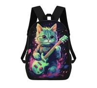 sinyumoney Mochila Escolar Infantil Impresa En 3D The Asheera Cat Mochila Mochilas Deportivas Para Niños Y Niñas Mochila De Moda 17inch