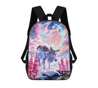 sinyumoney Mochila Escolar Infantil Impresa En 3D The Bringer of Winter Mochila Escolar Infantil Mochilas De Viaje Mochilas De Moda Mochilas De Gran Capacidad 17inch