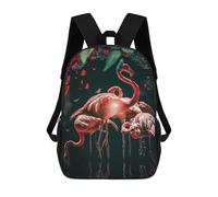 sinyumoney Mochila Escolar Infantil Impresa En 3D The Glowing Flamingo Mochila Escolar Infantil Mochilas De Viaje Mochilas De Moda Mochilas De Gran Capacidad 17inch