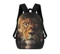 sinyumoney Mochila Escolar Infantil Impresa En 3D The Hiding Lion Mochila Mochilas Deportivas Para Niños Y Niñas Mochila De Moda 17inch