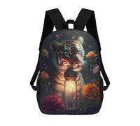sinyumoney Mochila Escolar Infantil Impresa En 3D The Magical Tiger Cub Para Niños, Mochila De Viaje De Alta Capacidad, Mochila Informal Para Niños 17inch