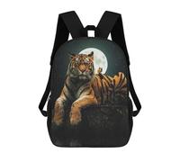 sinyumoney Mochila Escolar Infantil Impresa En 3D The Tiger And Squirrel Mochila Escolar Infantil Mochilas De Viaje Mochilas De Moda Mochilas De Gran Capacidad 17inch
