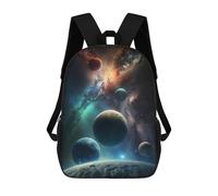 sinyumoney Mochila Escolar Infantil Impresa En 3D The Universe Mochila De Viaje De Alta Capacidad Para Libros Mochilas De Moda Para Niños Mochila Escolar Informal 17inch