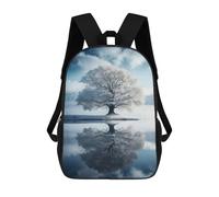 sinyumoney Mochila Escolar Infantil Impresa En 3D The Winter Tree Of Life Mochila De Viaje De Alta Capacidad Para Libros Mochilas De Moda Para Niños Mochila Escolar Informal 17inch