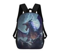 sinyumoney Mochila Escolar Infantil Impresa En 3D Thundering Dragon Storm Mochilas De Moda Informales Mochilas Infantiles Mochila Informal Para Exteriores Bolsas De Viaje Bonitas 17inch