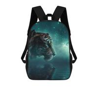 sinyumoney Mochila Escolar Infantil Impresa En 3D Tiger And Humming Bird Mochilas De Viaje De Alta Capacidad Para Niños Mochilas De Libros De Moda Mochila Escolar Infantil 17inch