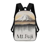sinyumoney Mochila Escolar Infantil Impresa En 3D Tranquil Mt Fuji Japan Mochila Mochilas Deportivas Para Niños Y Niñas Mochila De Moda 17inch