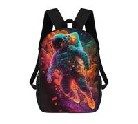 sinyumoney Mochila Escolar Infantil Impresa En 3D Vibrant Astronaut in Space -10 Mochila Escolar Infantil Mochilas De Viaje Mochilas De Moda Mochilas De Gran Capacidad 17inch