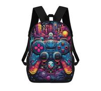 sinyumoney Mochila Escolar Infantil Impresa En 3D Vibrant Gaming Controller Artwork -136 Mochilas De Viaje De Alta Capacidad Para Niños Mochilas De Libros De Moda Mochila Escolar Infantil 17inch