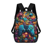 sinyumoney Mochila Escolar Infantil Impresa En 3D Video Game Controller Fantasy Mochilas De Viaje De Alta Capacidad Para Niños Mochilas De Libros De Moda Mochila Escolar Infantil 17inch