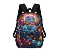 sinyumoney Mochila Escolar Infantil Impresa En 3D Video Game Paradise -3 Mochilas De Viaje De Alta Capacidad Para Niños Mochilas De Libros De Moda Mochila Escolar Infantil 17inch