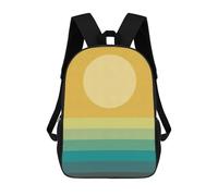 sinyumoney Mochila Escolar Infantil Impresa En 3D Watercolor Landscape 06 Mochila Mochilas Deportivas Para Niños Y Niñas Mochila De Moda 17inch