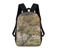 sinyumoney Mochila Escolar Infantil Impresa En 3D Watercolor Landscape with Trees Mochilas De Moda Informales Mochilas Infantiles Mochila Informal Para Exteriores Bolsas De Viaje Bonitas 17inch