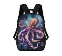 sinyumoney Mochila Escolar Infantil Impresa En 3D Watercolor Octopus Mochilas De Moda Informales Mochilas Infantiles Mochila Informal Para Exteriores Bolsas De Viaje Bonitas 17inch