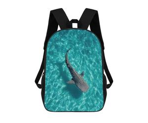 sinyumoney Mochila Escolar Infantil Impresa En 3D Whale Shark in Turquoise Water Mochilas De Moda Informales Mochilas Infantiles Mochila Informal Para Exteriores Bolsas De Viaje Bonitas 17inch