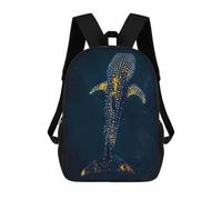 sinyumoney Mochila Escolar Infantil Impresa En 3D Whale Shark Underwater Mochila Mochilas Deportivas Para Niños Y Niñas Mochila De Moda 17inch