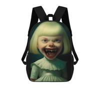 sinyumoney Mochila Escolar Infantil Impresa En 3D What A Beautiful Smile Mochilas Para Libros Mochilas Escolares De Viaje De Alta Capacidad Para Niños/estudiantes/adultos 17inch