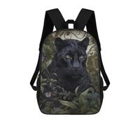 sinyumoney Mochila Escolar Infantil Impresa En 3D Whimsical Black Panther Para Niños Mochilas De Viaje De Alta Capacidad Bolsas Para Libros Mochila Escolar Infantil Mochila 17inch