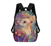sinyumoney Mochila Escolar Infantil Impresa En 3D Whimsical Hedgehog in Dreamscape Fantasy Mochila Mochilas Deportivas Para Niños Y Niñas Mochila De Moda 17inch