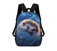 sinyumoney Mochila Escolar Infantil Impresa En 3D Whispering Hedgehog Dreams Mochilas Para Libros Mochilas Escolares De Viaje De Alta Capacidad Para Niños/estudiantes/adultos 17inch