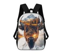 sinyumoney Mochila Escolar Infantil Impresa En 3D Wild Spirit of The Prairie Para Niños, Mochila De Viaje De Alta Capacidad, Mochila Informal Para Niños 17inch