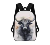 sinyumoney Mochila Escolar Infantil Impresa En 3D Wildebeest Beauty Mochila Escolar Infantil Mochilas De Viaje Mochilas De Moda Mochilas De Gran Capacidad 17inch