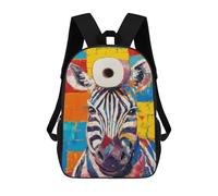 sinyumoney Mochila Escolar Infantil Impresa En 3D Zebra with Toilet Paper Mochilas De Moda Informales Mochilas Infantiles Mochila Informal Para Exteriores Bolsas De Viaje Bonitas 17inch