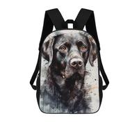 sinyumoney Mochila Escolar Infantil Labrador Retriever Dog Mochila Infantil Estampada Mochila De Viaje Para Niños Y Niñas Mochila Escolar 17inch