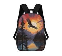 sinyumoney Mochila Escolar Infantil Majestic Sunset Over Alpi Mochila Escolar Infantil De Moda Informal Mochilas De Viaje Con Estampado 3D Divertidas Y Geniales Bolsas Para Libros 17inch