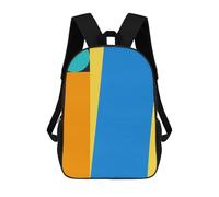 sinyumoney Mochila Escolar Infantil Modern Geometric Art D Mochila Escolar Infantil De Moda Informal Mochilas De Viaje Con Estampado 3D Divertidas Y Geniales Bolsas Para Libros 17inch