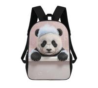 sinyumoney Mochila Escolar Infantil Panda Bath Time Mochila Escolar Infantil De Moda Informal Mochilas De Viaje Con Estampado 3D Divertidas Y Geniales Bolsas Para Libros 17inch