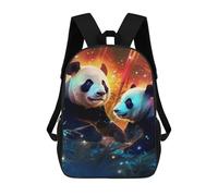 sinyumoney Mochila Escolar Infantil Panda Pair in Bamboo Grove Mochila Infantil Estampada Mochila De Viaje Para Niños Y Niñas Mochila Escolar 17inch