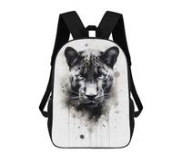 sinyumoney Mochila Escolar Infantil Puma Beauty Watercolor Mochila Escolar Infantil De Moda Informal Mochilas De Viaje Con Estampado 3D Divertidas Y Geniales Bolsas Para Libros 17inch