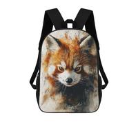 sinyumoney Mochila Escolar Infantil Red Panda Portrait Mochila Escolar Infantil De Moda Informal Mochilas De Viaje Con Estampado 3D Divertidas Y Geniales Bolsas Para Libros 17inch