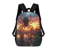 sinyumoney Mochila Escolar Infantil Spider in Sunset View Mochila De Moda Para Adolescentes Mochila Informal Para Niño Y Niña Mochila Escolar Para Adolescentes Mochila Impresa En 3D 17inch