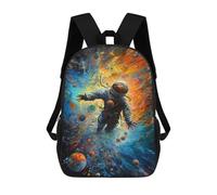 sinyumoney Mochila Escolar Infantil Swallowed By The Universe Mochila Infantil Estampada Mochila De Viaje Para Niños Y Niñas Mochila Escolar 17inch